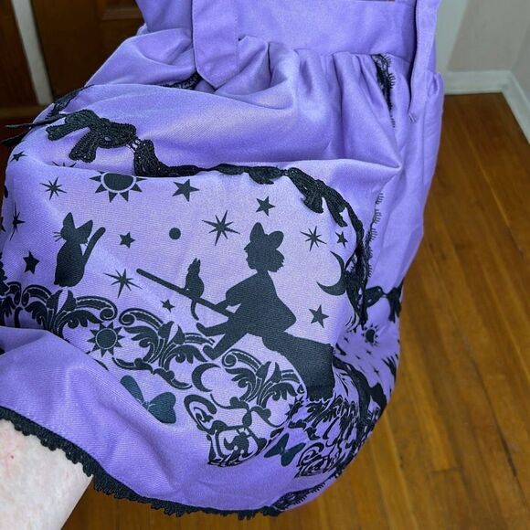 Her Universe Studio Ghibli Kiki's Delivery Service Purple Suspender Skirt Size S - Picture 5 of 8